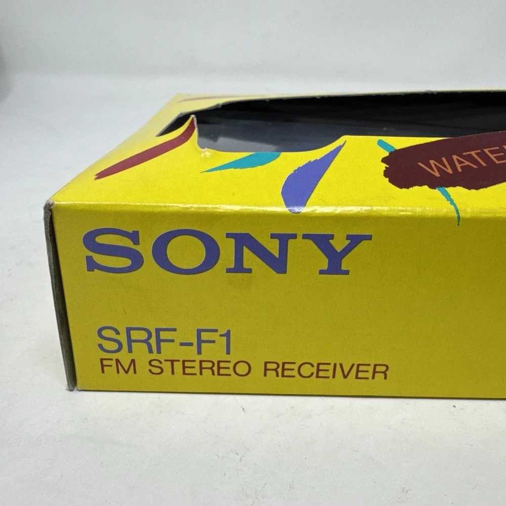 Sony Sports FM Walkman Sportsband SRF-F1 Water Resistant Complete In‎ Box New